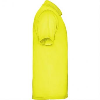 Футболка поло MONZHA мужская, ФЛУОРЕСЦЕНТНЫЙ ЖЕЛТЫЙ 2XL