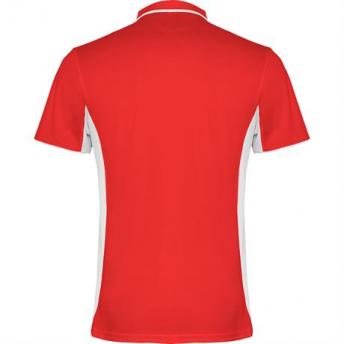 Спортивная футболка поло MONTMELO мужская, КРАСНЫЙ/БЕЛЫЙ M