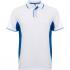 Спортивная футболка поло MONTMELO мужская, БЕЛЫЙ/КОРОЛЕВСКИЙ СИНИЙ XL