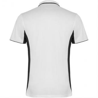 Спортивная футболка поло MONTMELO мужская, БЕЛЫЙ/ЧЕРНЫЙ 2XL