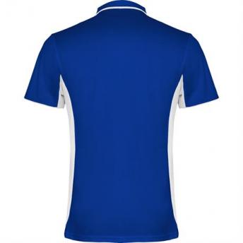 Спортивная футболка поло MONTMELO мужская, КОРОЛЕВСКИЙ СИНИЙ/БЕЛЫЙ 2XL