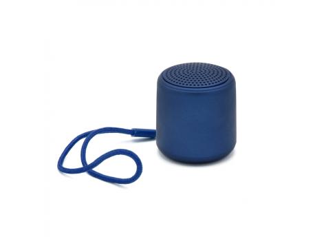 Беспроводная Bluetooth колонка Music TWS софт-тач, темно-синяя-S