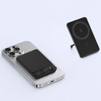 Внешний аккумулятор c беспроводной зарядкой Superb, 5000 mAh, черный