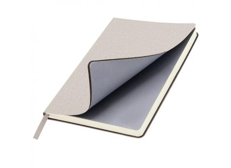 Ежедневник A5 недатированный Stefano в мягком переплёте, светло-серый