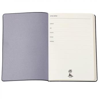 Ежедневник A5 недатированный Stefano в мягком переплёте, светло-серый