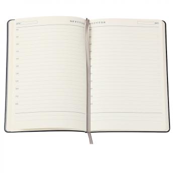 Ежедневник A5 недатированный Stefano в мягком переплёте, светло-серый