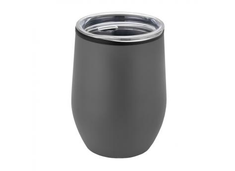 Термокружка Top, серый полуматовый