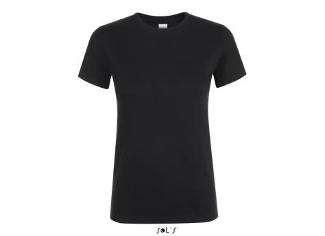 Фуфайка (футболка) REGENT женская,Глубокий черный S