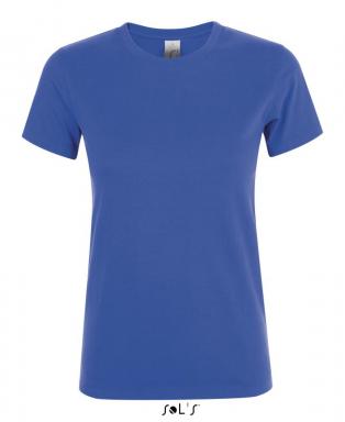 Фуфайка (футболка) REGENT женская,Ярко-синий S