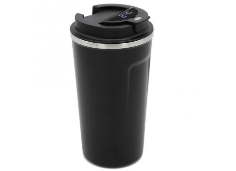 Термокружка Andy с дисплеем, 510 мл, черная