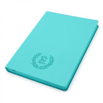 Ежедневник A5 недатированный Gabby в мягком переплёте, бирюзовый