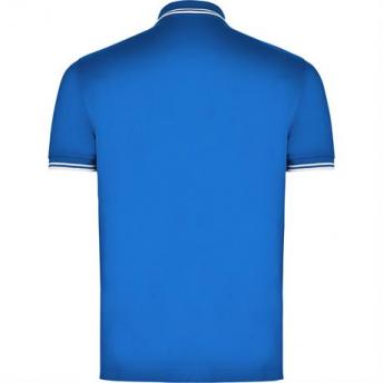 Футболка поло MONTREAL мужская, КОРОЛЕВСКИЙ СИНИЙ/БЕЛЫЙ S