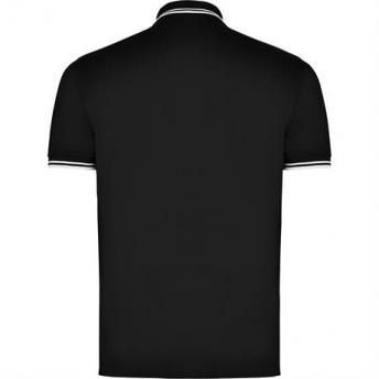 Футболка поло MONTREAL мужская, ЧЕРНЫЙ/БЕЛЫЙ L