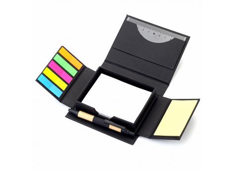 Набор для записей со стикерами Notora, черный