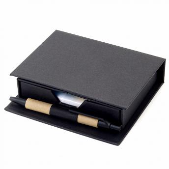 Набор для записей со стикерами Notora, черный