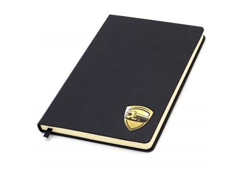 Ежедневник с шильдом-наклейкой - транспорт, черный