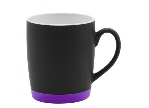 Кружка Make Me To Go, чёрная/фиолетовая