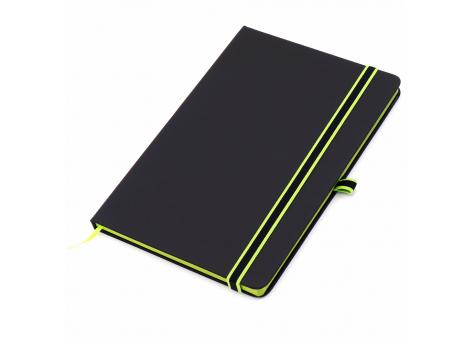 Ежедневник A5 недатированный Sir Lewis в твёрдом переплёте, зелёный кант