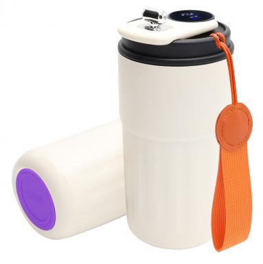 Термокружка Ashly To Go, белая/оранжевая/фиолетовая