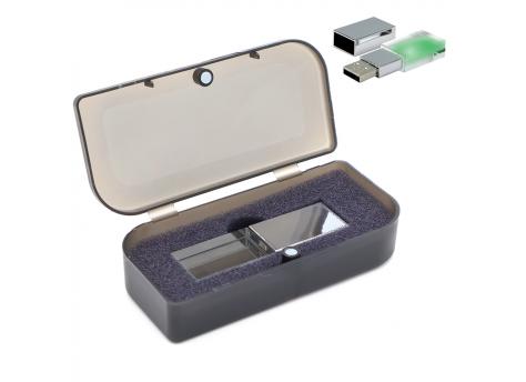 Флешка Moon 16 Гб в футляре, зеленый