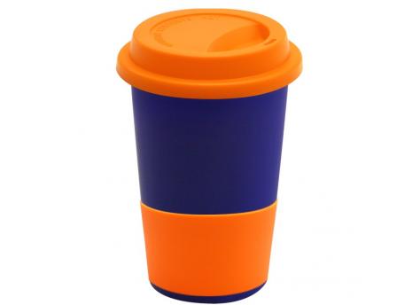Кружка Magic To Go, темно-синий/оранжевый