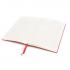 Блокнот A5 Officer в мягком переплёте с металлической биркой, красный