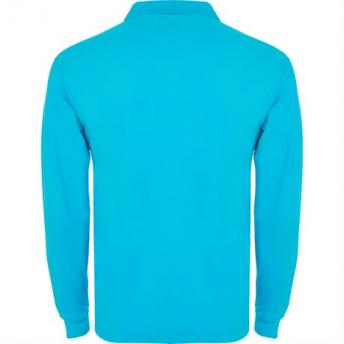 Футболка поло ESTRELLA L/S мужская, БИРЮЗОВЫЙ L