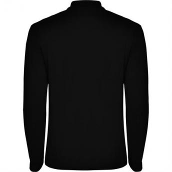 Футболка поло ESTRELLA L/S мужская, ЧЕРНЫЙ XL