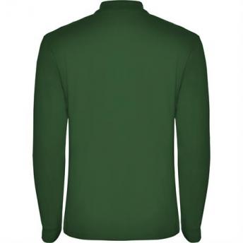 Футболка поло ESTRELLA L/S мужская, БУТЫЛОЧНЫЙ ЗЕЛЕНЫЙ 2XL