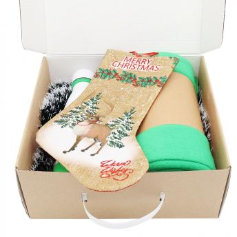 Подарочный набор Теплый вечер , зеленый