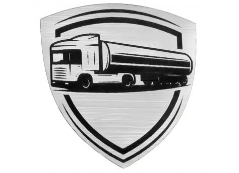 Шильд-наклейка транспорт, серебро