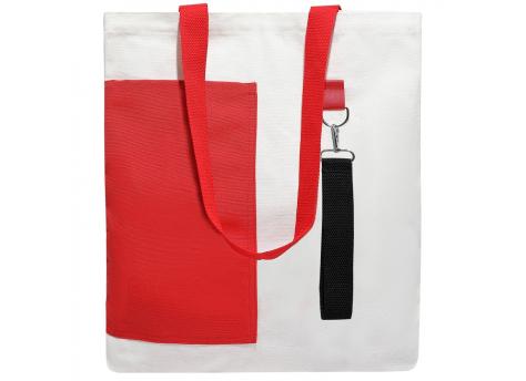 Сумка для покупок BANSHEE TO GO 325 г/м², красная/чёрная
