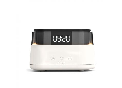 Светодиодный USB увлажнитель-ароматизатор Brava с часами с RGB подсветкой