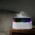 Светодиодный USB увлажнитель-ароматизатор Brava с часами с RGB подсветкой
