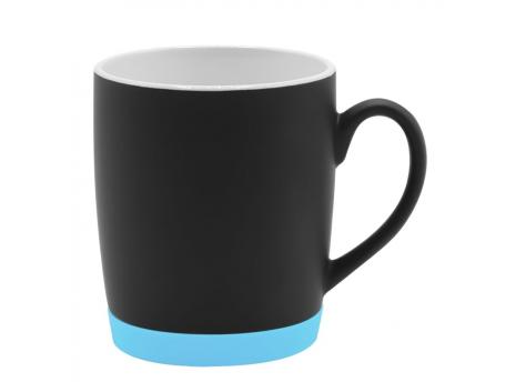 Кружка Make Me To Go, чёрная/голубая