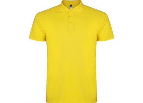 Футболка поло STAR мужская, ЖЕЛТЫЙ M