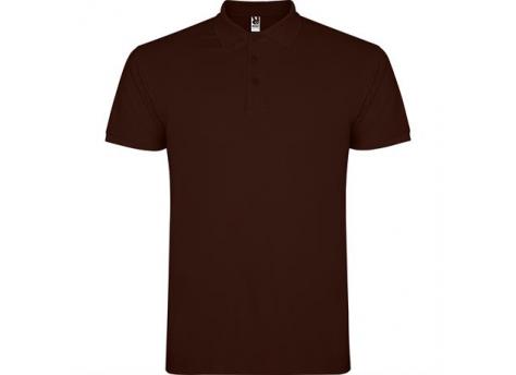 Футболка поло STAR мужская, ШОКОЛАДНЫЙ M