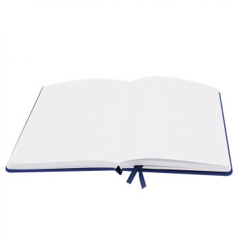 Блокнот A5 Veles в твёрдом переплёте, тёмно-синий