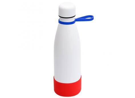 Термобутылка герметичная вакуумная Olivia To Go, белый/синий/красный