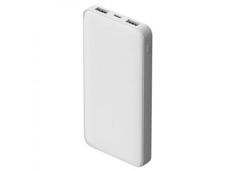 Внешний аккумулятор Polus, 10000 Mah, софт-тач покрытие, белый