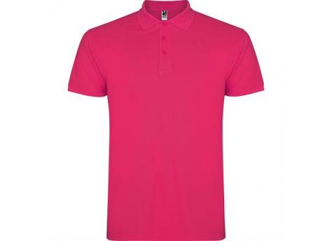 Футболка поло STAR мужская, ТЕМНО-РОЗОВЫЙ 3XL
