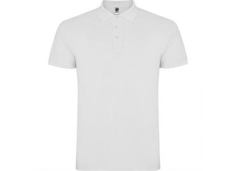 Футболка поло STAR мужская, БЕЛЫЙ 4XL