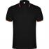 Футболка поло NATION мужская, ЧЕРНЫЙ M