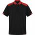 Футболка поло SAMURAI мужская, ЧЕРНЫЙ/КРАСНЫЙ XL