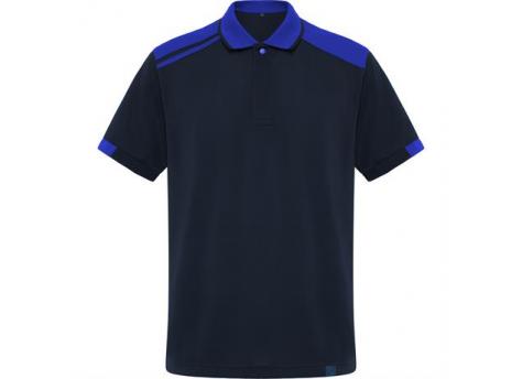 Футболка поло SAMURAI мужская, МОРСКОЙ СИНИЙ/КОРОЛЕВСКИЙ СИНИЙ XL