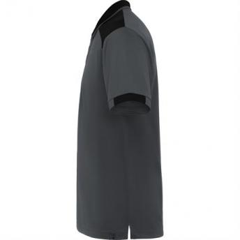 Футболка поло SAMURAI мужская, СВИНЦОВЫЙ/ЧЕРНЫЙ 3XL