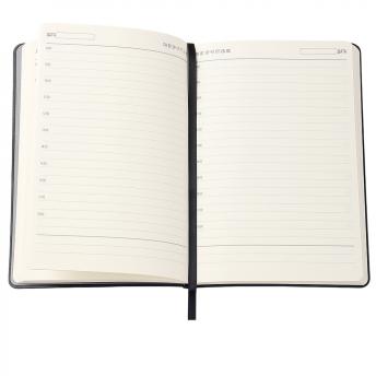 Ежедневник A5 недатированный Stefano в мягком переплёте, черный