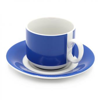 Чайная пара фарфоровая 220см³ "экспресс" "Sunrise" (7С1665Ф34), синий, в коробке