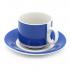 Чайная пара фарфоровая 220см³ "экспресс" "Sunrise" (7С1665Ф34), синий, в коробке