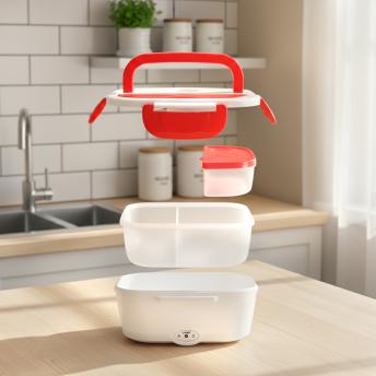 Ланчбокс с подогревом Yummybox, красный